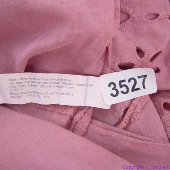 Eloquii Eyelet Tie Front Maxi Dress, 18 - Picture 12 of 16